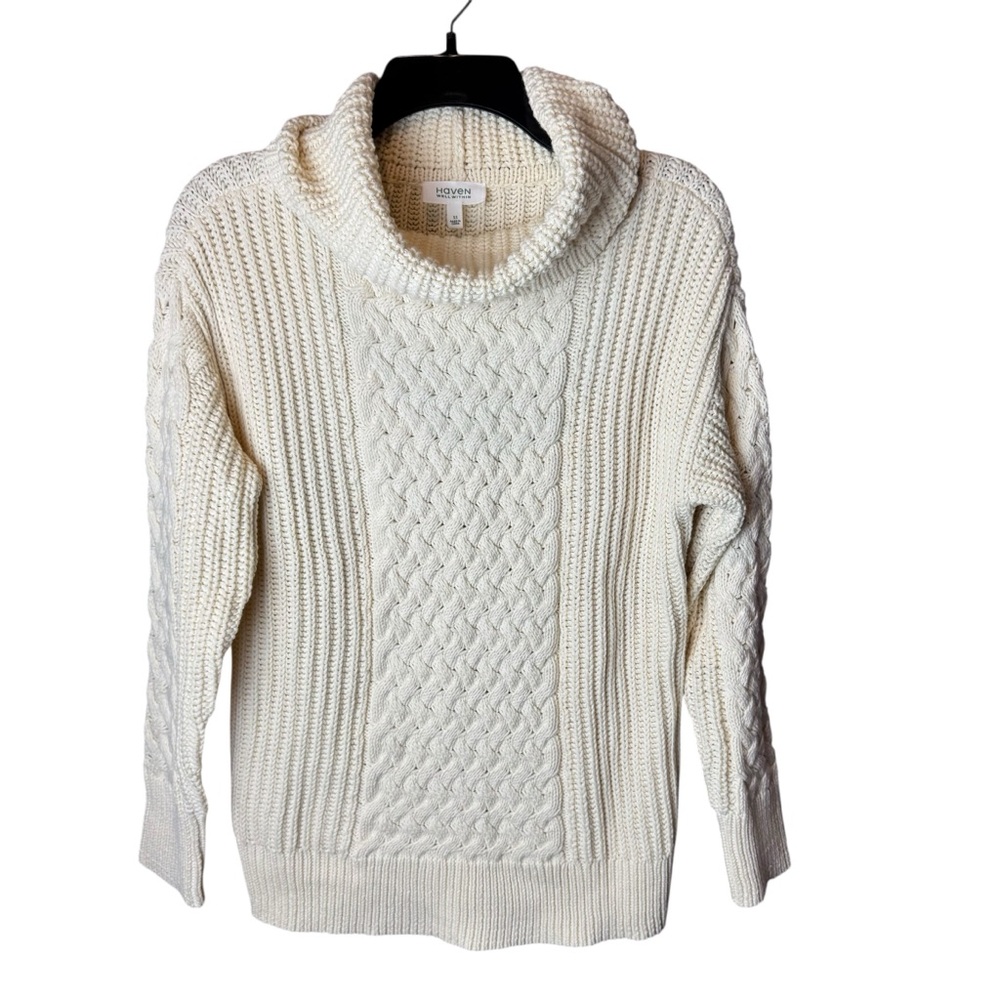Haven Well Within Braided Cable Knit Sweater XS